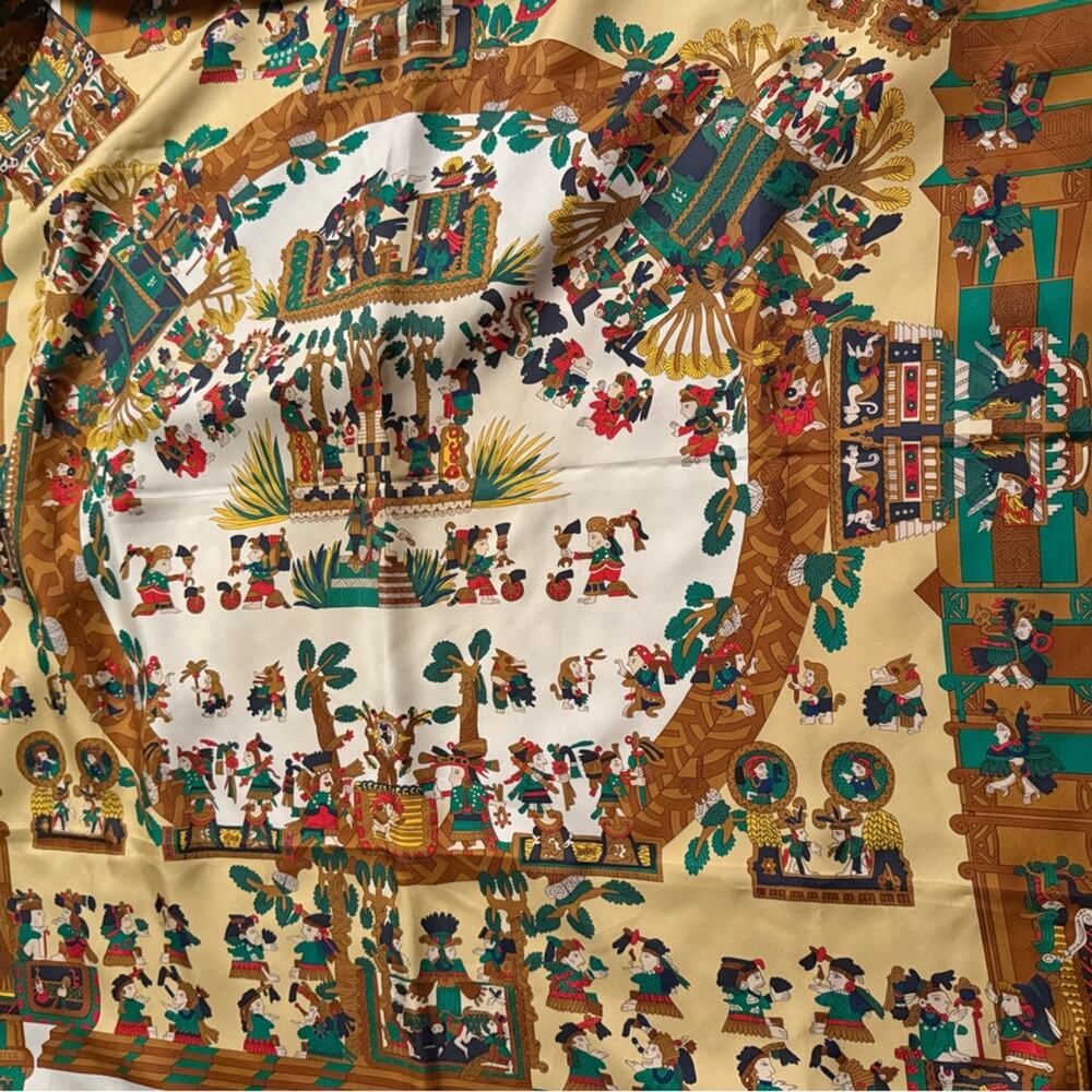 Hermes Astres et Soleils Silk Scarf